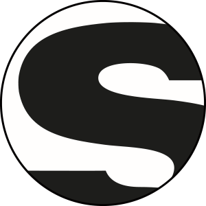 Logo vector resolution example enlarged by 300 percent