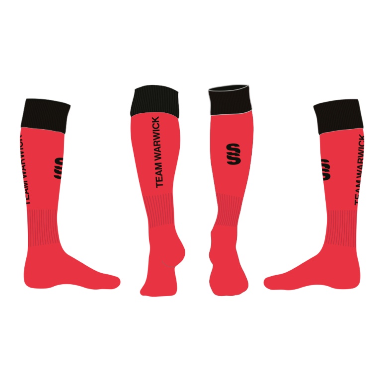 University of Warwick - Red/Black Socks