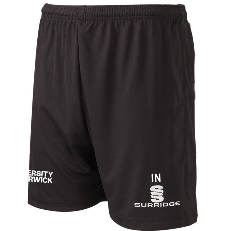University of Warwick - Match Short - Black - Women's Fit
