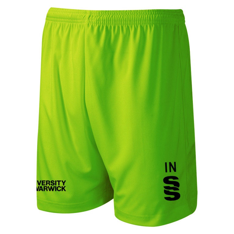 University of Warwick - Match Short - Lime - Unisex Fit