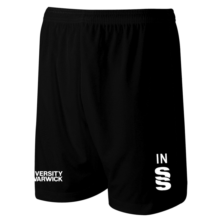 University of Warwick - Match Short - Black - Unisex Fit