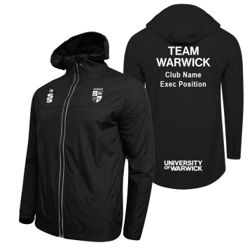 University of Warwick - Dual Full Zip Training Jacket - Unisex Fit