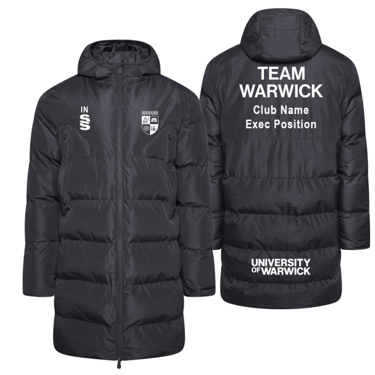 University of Warwick - Active Long Padded Jacket - Unisex Fit